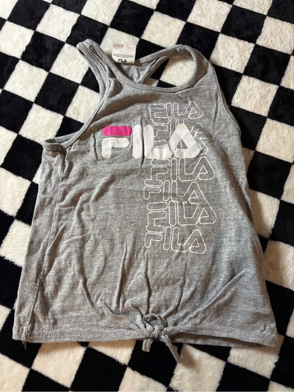 Size 6 girls fila tank top